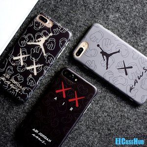 KAWS x Air Jordan Glow Matte iPhone Case